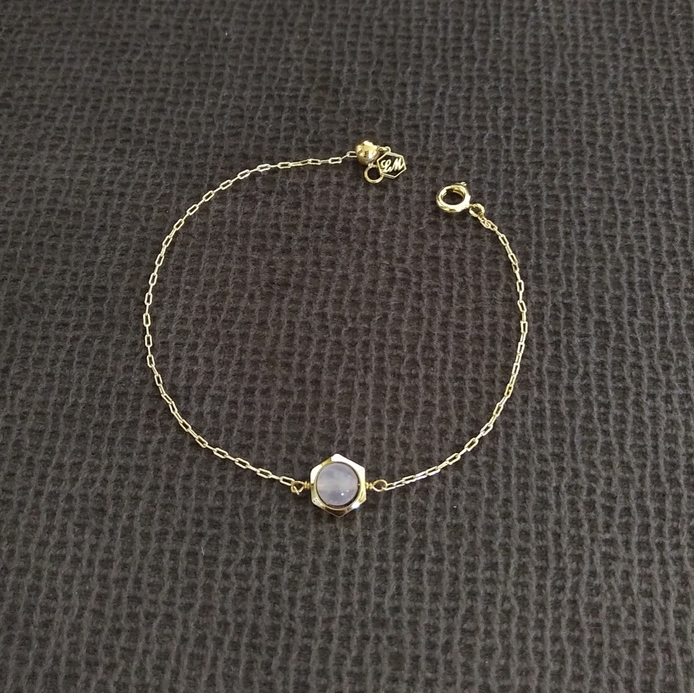 La Meno Hexagon Rose🌹Quartz💎Bracelet - Picture 11 of 15